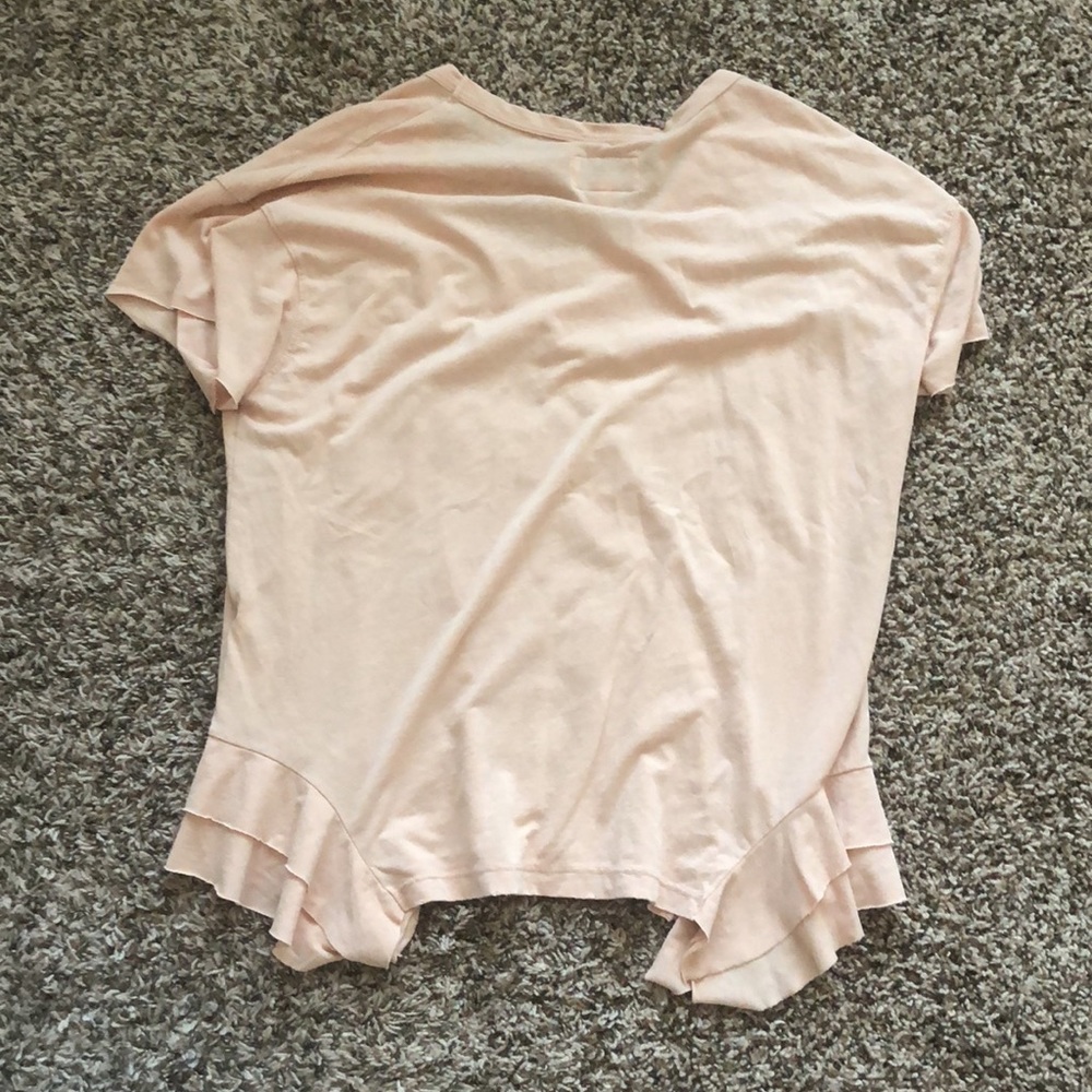 Current/Elliott Ruffle Hem Top - Picture 2 of 5